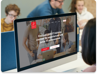 Mockup du site dawan.training